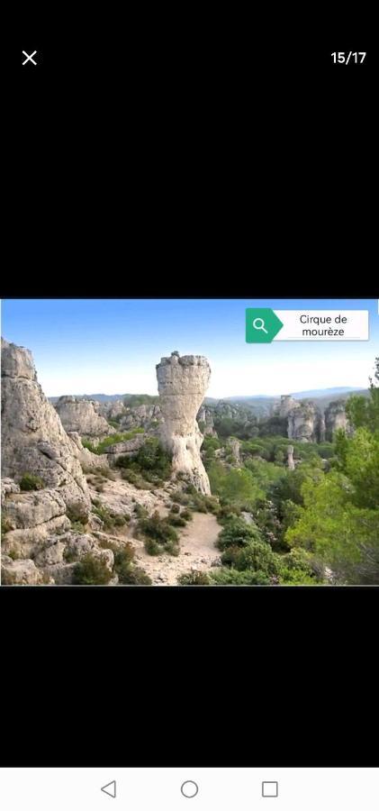 Appartement Paisible Entre Terre Et Mer Cabrieres  Dış mekan fotoğraf